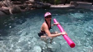 Pool Noodle Aqua Aerobic Workout - Full Body Exercise - Coaching Beginner/ Senior - 1 hour AquaFIIT