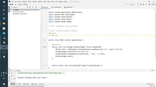 Java FX урок 1 - История происхождения. AWT, Swing, Java FX смотреть онлайн