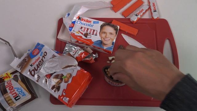[KINDER] Délice, Choco Fresh, Maxi King, Mini Duplo, Nutella & Go - Studio Bubble Tea Food Unboxing