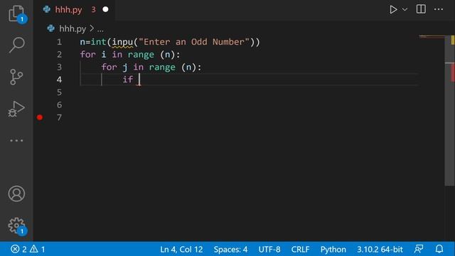 Pattern Printing Python Programming Cross | TCS NQT смотреть онлайн