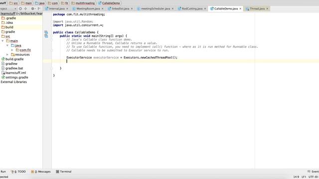 java Callable/Future functionality demo. смотреть онлайн
