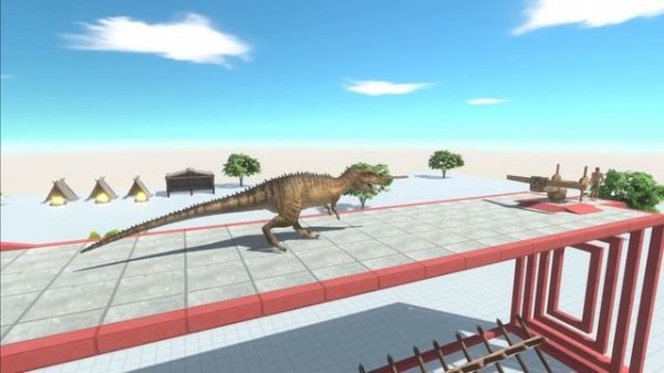 Giant Ballista Throws Animals at the Bomb - Animal Revolt Battle Simulator
