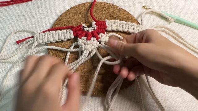 How To Make A Macrame Mini Christmas Jumper/Sweater | Macrame Tutorial смотреть онлайн