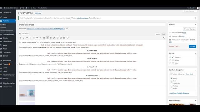 Morello WordPress Theme - Setting Up Visual Composer смотреть онлайн