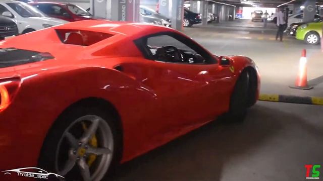 Ferrari 488 SPIDER in Bangalore ( supercars in India ) смотреть онлайн