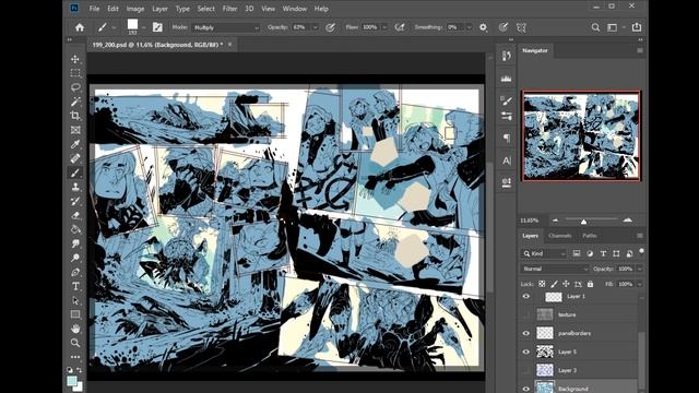 My COMIC DRAWING process | How I draw my webcomic pages ( digitally in Clip Studio Paint + Photosho смотреть онлайн
