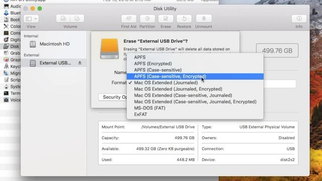 Format or Erase a Mac Hard Drive - All Formats Explained APFS, HFS+ Mac OS Journaled, FAT, ExFAT смотреть онлайн