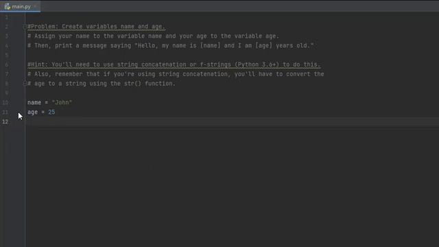Python Basics Working with Variables and String Formatting смотреть онлайн