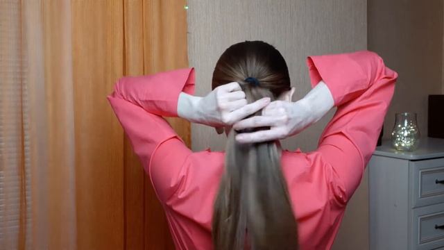 СОЗДАЮ ПРИЧЁСКУ "ИСПАНСКИЙ УЗЕЛ". ВСЯ КРАСОТА - В ПРОСТОТЕ | SPANISH HAIR BUN смотреть онлайн