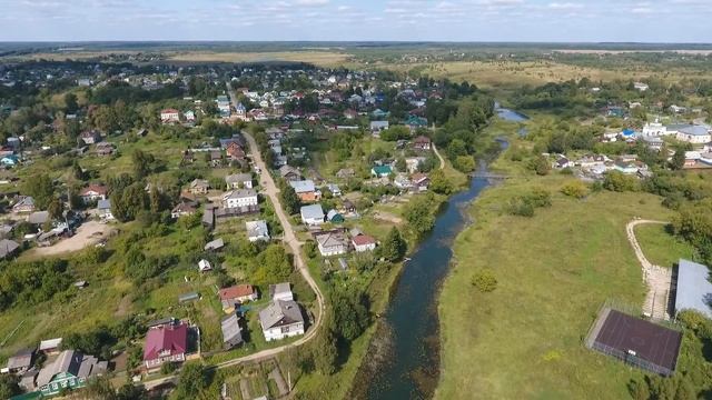 г.Кашин с высоты птичьего полёта + сердце города! смотреть онлайн
