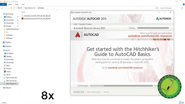 How To Install AutoCAD 2015 | Design Solution | 2021 смотреть онлайн