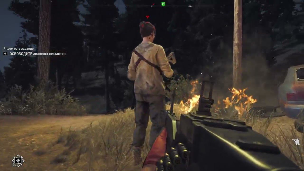 Far Cry 5 - 19 часть Освободить аванпост Американские автомобили смотреть онлайн