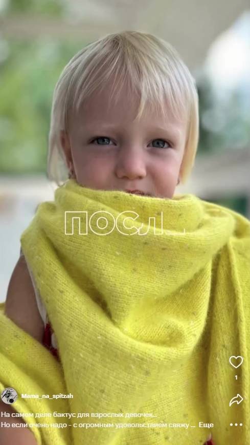 Теплый бактус из пуха норки с шишибриками (узелковый люрекс) смотреть онлайн