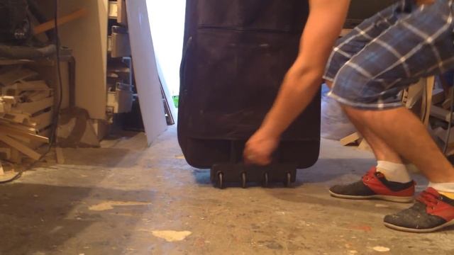 Апгрейд чемоданов, добавление колес, балансировка смотреть онлайн