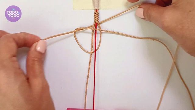 ☑️Técnica nudo de SERPIENTE, con 3 hilos (dos colores). Pulsera nudo de serpiente. Macramé. DIY. смотреть онлайн