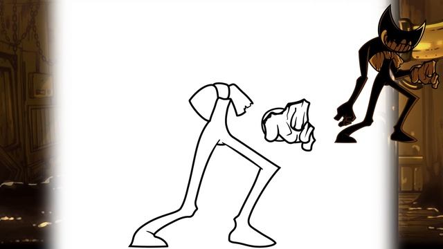 HOW TO DRAW INK BENDY (Indie Cross) | Bendy And the ink machine / Friday Night Funkin (FNF) - Easy смотреть онлайн