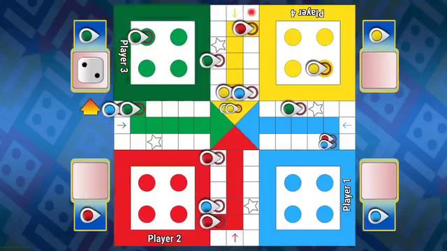 Ludo game in 4 players | Ludo king 4 players | Ludo gameplay смотреть онлайн