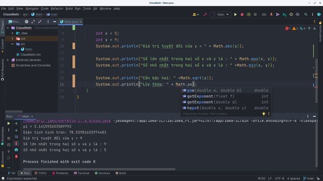 Lập trình Java cơ bản - Bài 7: Class Math смотреть онлайн