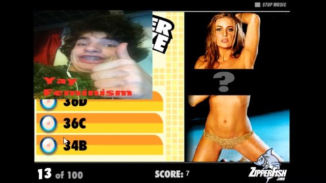 Guess Her Bra Size: Celebrity Edition: Yay Feminism - Flash Freaks смотреть онлайн