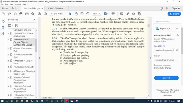 java how to program exercise 2.35 смотреть онлайн