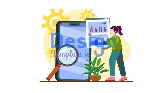 Seo Analysis Cartoon Animation Scene After Effects Templates смотреть онлайн