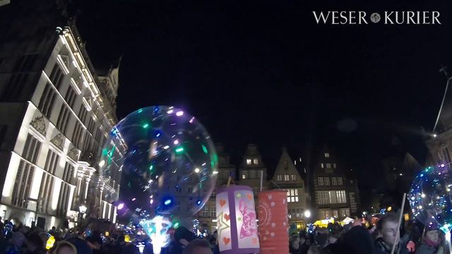 "Laterne, Laterne": Bremer Lichtermeer in der Innenstadt смотреть онлайн