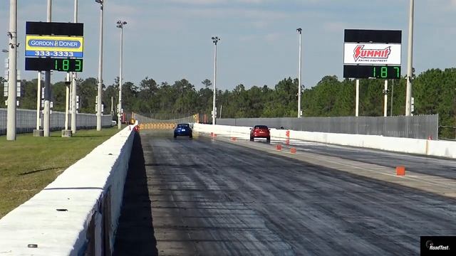 BMW M5 Vs TESLA MODEL 3 Performance - 1/4 Mile Drag Race - RoadTest®