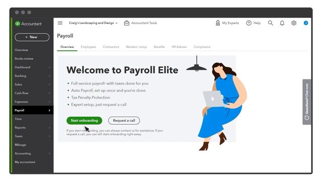 How to add payroll for clients in QuickBooks Online Accountant смотреть онлайн