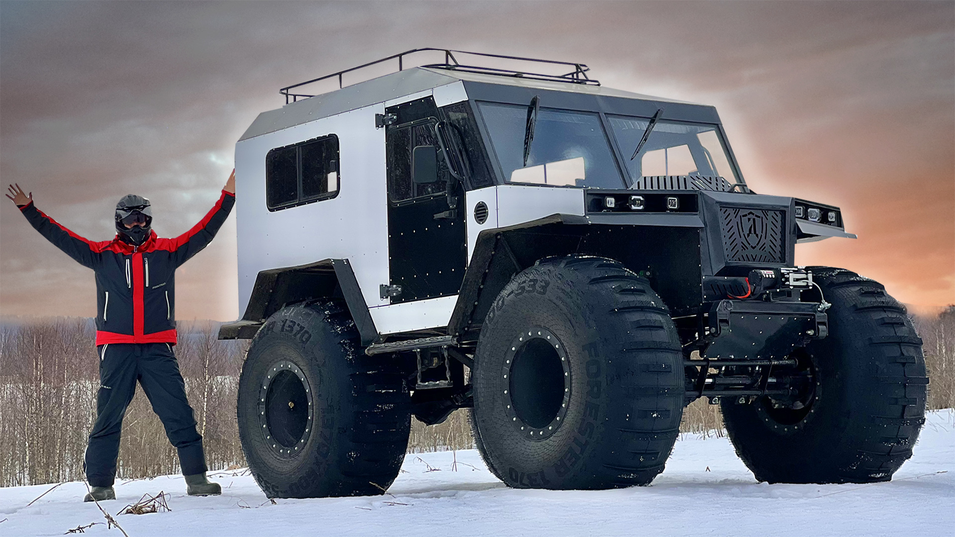 Хаммер отдыхает! Большой вездеход Добрыня Финист по цене квадрика! смотреть онлайн