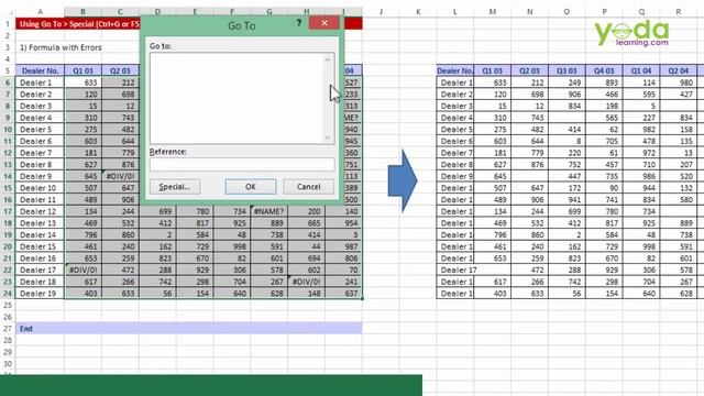 Excel Error and Solution | #NA #DIV/0! #NAME? #NUM! #REF! #NULL! смотреть онлайн