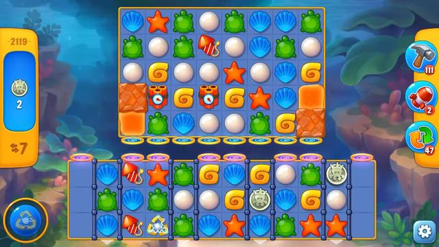 Fishdom level 2119 (iOS, Android) смотреть онлайн