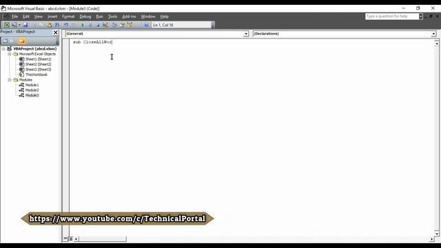 Microsoft Excel Short VBA Code #3 | How to Close All Worksheets With A Single Click VBA Code | смотреть онлайн