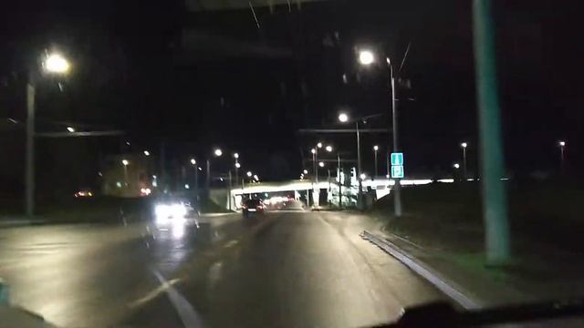 Ночная дорога в Ленинском районе Саратова  4. 06.21