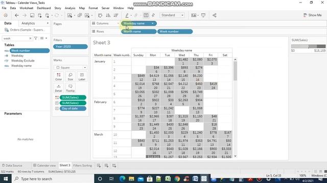 How to create calendar view visualization? смотреть онлайн