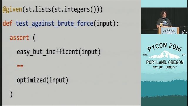 Matt Bachmann - Better Testing With Less Code: Property Based Testing With Python - PyCon 2016 смотреть онлайн