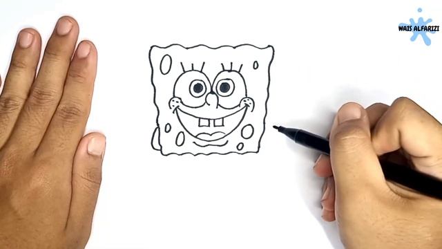 Cara Menggambar Spongebob Squarepants | How To Draw Spongebob Squarepants