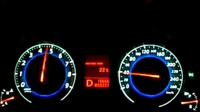 Infiniti G35 2007 Acceleration Full Throttle 0-100 km смотреть онлайн