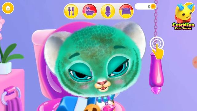 Baby Tiger Care | My Cute Virtual Pet Friend | Cute and Fun Kids Game смотреть онлайн