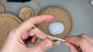 ?вяжем на радость деткам ● сумка из шнура ● детская круглая  сумка мишка ● вязание крючком