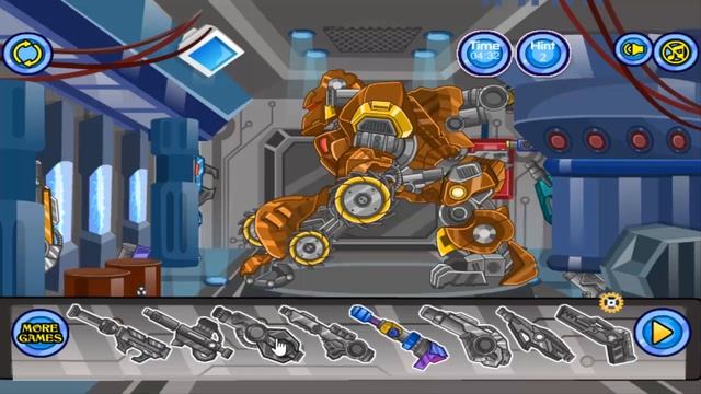 Game lắp ráp Robot chiến đấu - dino robot King kong смотреть онлайн