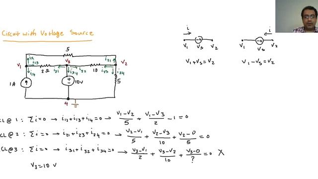 06: Node Voltage Method and Supernode (Engineering Circuit) смотреть онлайн