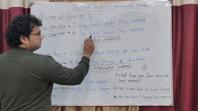 Present Perfect Continuous Tense Examples : Has been/ Have been : Tense No. 4 смотреть онлайн