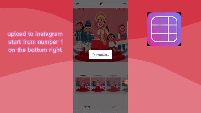 PUZZLE FEED 9 GRIDS FOR INSTAGRAM POST (HUT RI KE 76TH) смотреть онлайн