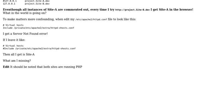 DevOps & SysAdmins: VirtualHost on Lion navigates to wrong document root смотреть онлайн