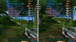 GeForce FX 5500 vs GeForce FX 5700 LE Test In 11 Games (No FPS Drop - Capture Card)