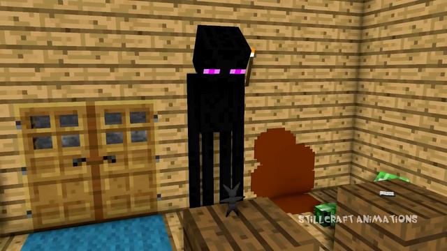 Монстр Школа Рождество Minecraft Анимация смотреть онлайн