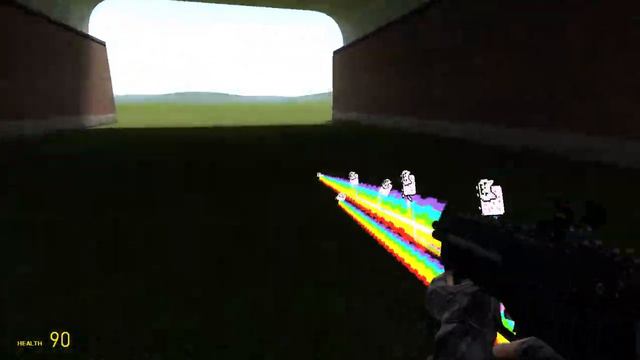 Nyan cat gun in Garry's Mod ! смотреть онлайн