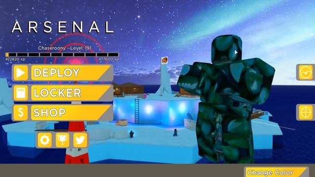 i made CUSTOM SKINS in ARSENAL... (Arsenal Roblox) смотреть онлайн