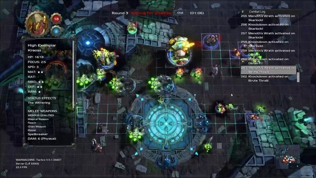 Warmachine: Tactics Denegra vs Kreoss Dual Commentary смотреть онлайн