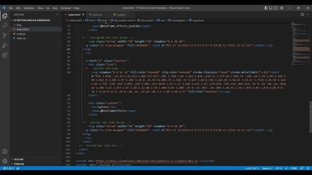 Button Onclick Animation Using HTML CSS Only смотреть онлайн